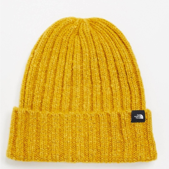 The north face yellow ribbed beanie - Picture 2 of 4